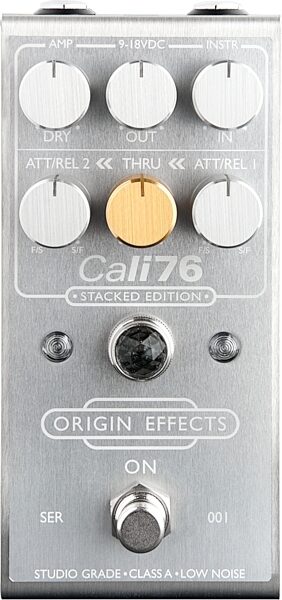 Origin Effects Cali76 Stacked Edition Compressor Pedal, Action Position Back