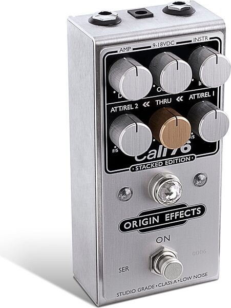 Origin Effects Cali76 Stacked Edition Compressor Pedal, Angle