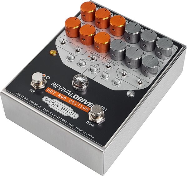 Origin RevivalDRIVE Hot Rod Guitar Pedal, Action Position Back