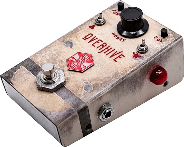Beetronics Overhive Mid-Gain Overdrive Pedal, Action Position Back