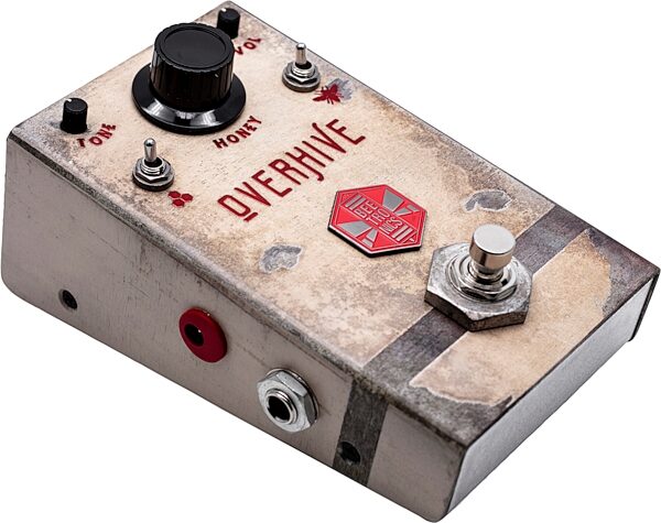Beetronics Overhive Mid-Gain Overdrive Pedal, Action Position Back