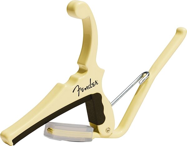 Kyser x Fender Guitar Capo, Olympic White, Action Position Back