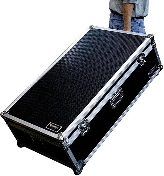 Odyssey DJ Mobile Podium, Black, 40 inch, Action Position Back