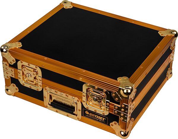 Odyssey FZ1200GOLD Limited Edition Turntable Flight Case, Action Position Back