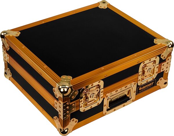 Odyssey FZ1200GOLD Limited Edition Turntable Flight Case, Action Position Back
