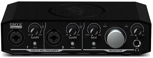 Mackie Onyx Producer 2-2 USB Audio Interface, New, Top