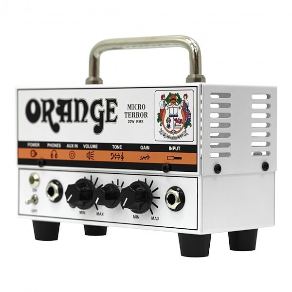 Orange MT20 Micro Terror Guitar Amplifier Head (20 Watts), New, Angle