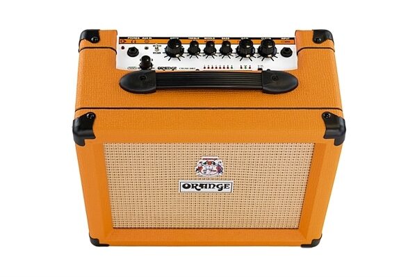 Orange Crush 20RT Guitar Combo Amplifier with Reverb (20 watts, 1x8"), Orange, Top