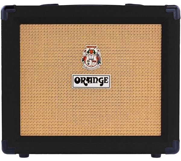 Orange Crush 20RT Guitar Combo Amplifier with Reverb (20 watts, 1x8"), Black, Black Front