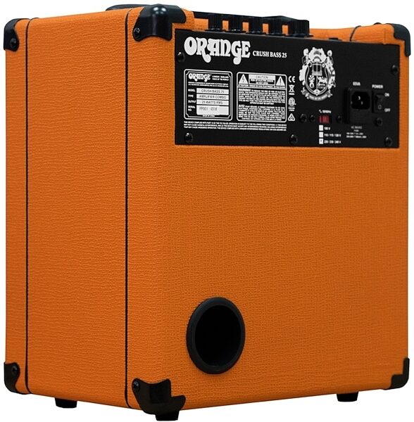 Orange Crush Bass 25 Bass Combo Amplifier (25 Watts, 1x8"), Orange, Warehouse Resealed, Orange 3