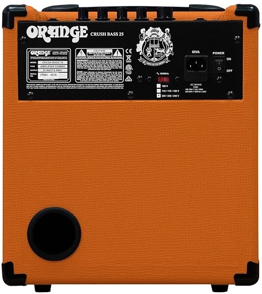 Orange Crush Bass 25 Bass Combo Amplifier (25 Watts, 1x8"), Orange, Warehouse Resealed, Orange 4