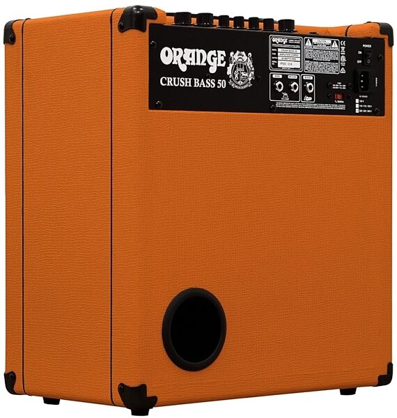 Orange Crush Bass 50 Bass Combo Amplifier (50 Watts, 1x12"), Orange, Orange 3