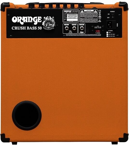Orange Crush Bass 50 Bass Combo Amplifier (50 Watts, 1x12"), Orange, Orange 4