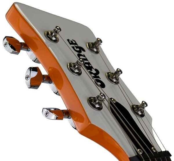Orange Amplifier + Electric Guitar Beginner Pack, Orange Headstock