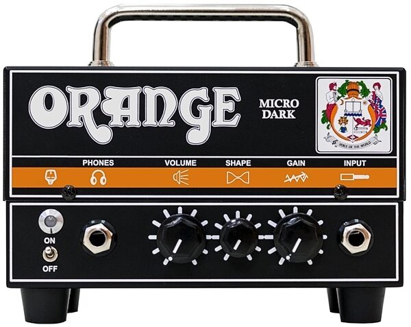 Orange Micro Dark Terror Mini Guitar Amplifier Head (20 Watts), New, Main