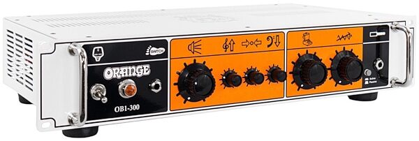 Orange OB1-300 Bass Amplifier Head (300 Watts), New, Angle
