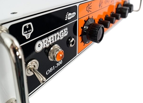 Orange OB1-300 Bass Amplifier Head (300 Watts), New, Closeup 1