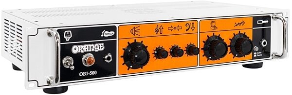 Orange OB1-500 Bass Amplifier Head (500 Watts), New, Angle