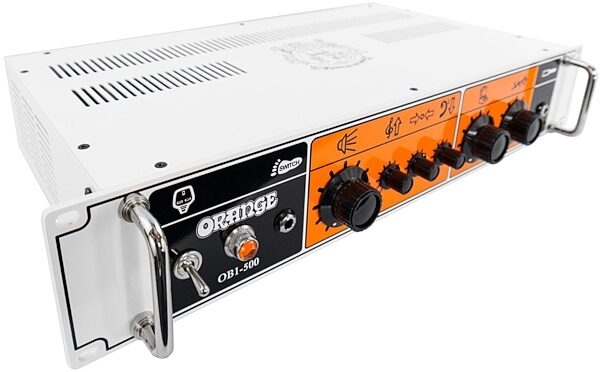 Orange OB1-500 Bass Amplifier Head (500 Watts), New, Oblique Angle