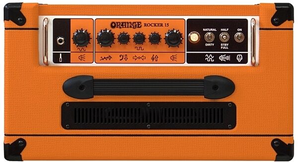 Orange Rocker 15 Guitar Combo Amplifier (15 Watts, 1x10"), Orange, Blemished, Orange View 6