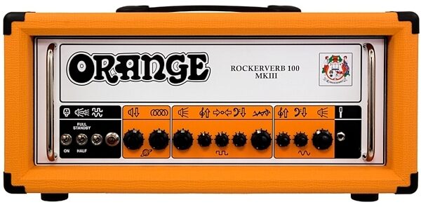 Orange Rockerverb MkIII Guitar Amplifier Head (100 Watts), Orange, Orange