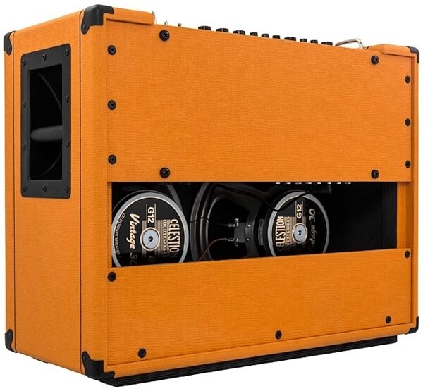 Orange Rockerverb MkIII Guitar Combo Amplifier (50 Watts, 2x12"), ORange Rear Angle