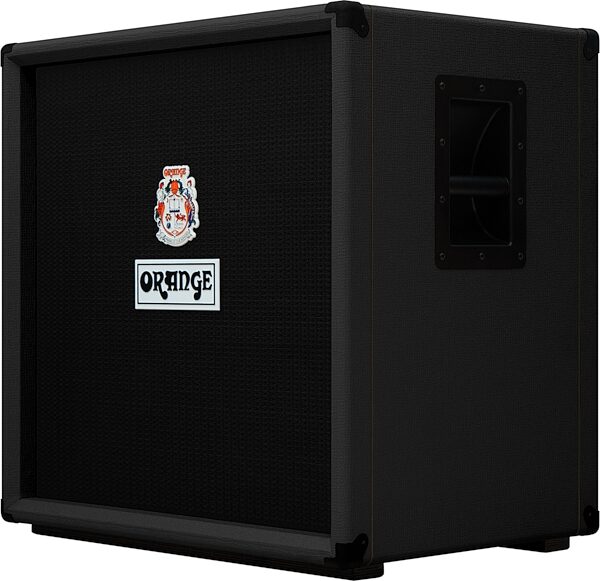 Orange OBC410 Bass Speaker Cabinet (600 Watts, 4x10"), Black, 8 Ohm, Action Position Back