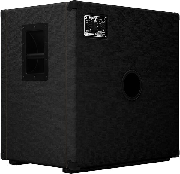 Orange OBC410 Bass Speaker Cabinet (600 Watts, 4x10"), Black, 8 Ohm, Angled Back