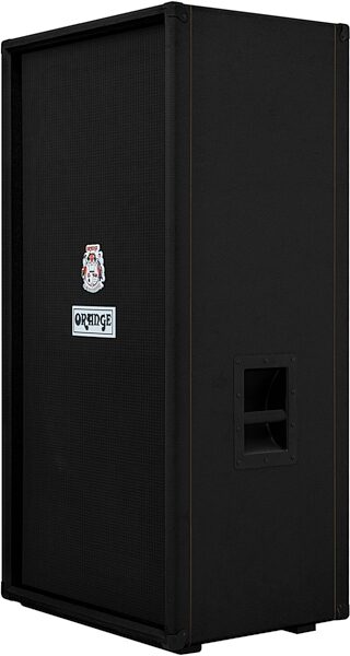 Orange OBC810 Bass Speaker Cabinet (8x10", 1200 Watts), Black, 4 Ohms, Angled Front