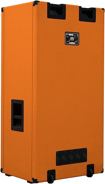 Orange OBC810 Bass Speaker Cabinet (8x10", 1200 Watts), Orange, 4 Ohms, Angled Back