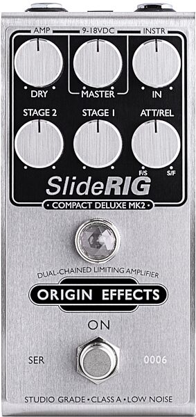 Origin Effects SlideRIG Compact Deluxe Mk2 Compressor Pedal, Warehouse Resealed, Main