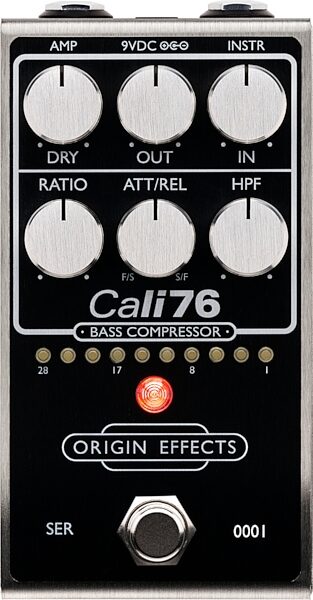 Origin Effects Cali76 V2 Bass Compressor Pedal, Black, Main
