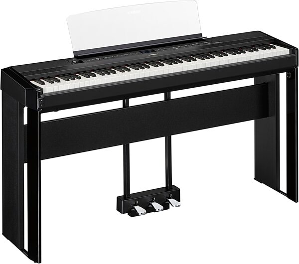 Yamaha P-525 Digital Piano, Black, Action Position Back