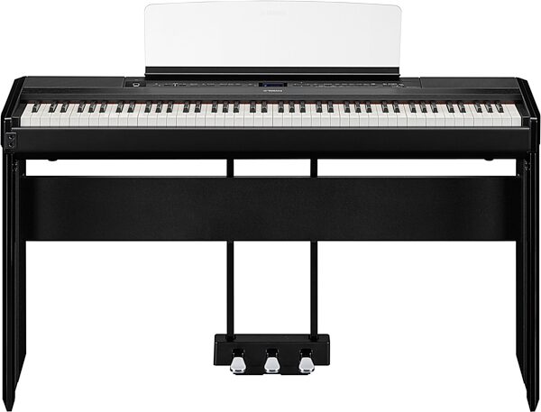 Yamaha P-525 Digital Piano, Black, Action Position Back