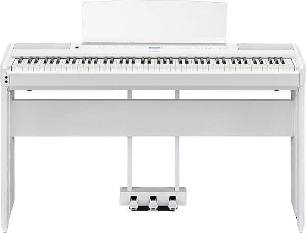 Yamaha P-525 Digital Piano, White, Action Position Back