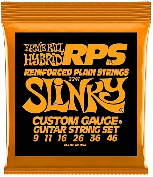 Ernie Ball Regular Slinky RPS Nickel Wound Electric Guitar Strings (9-46 Gauge), New, Main