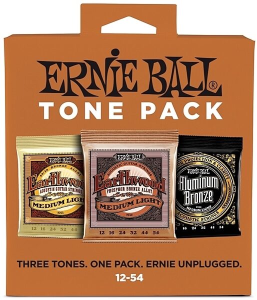 Ernie Ball Light Acoustic Tone Pack (11-52 Gauge), Main