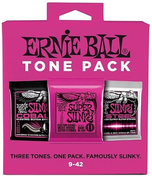Ernie Ball Super Slinky Electric Tone Pack (9-42 Gauge), Main