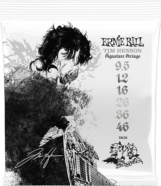 Ernie Ball P03826 Tim Henson Signature Electric Guitar Strings, New, Action Position Back