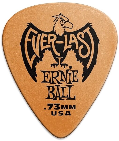 Ernie Ball Everlast Guitar Picks (12-Pack), Orange, Main