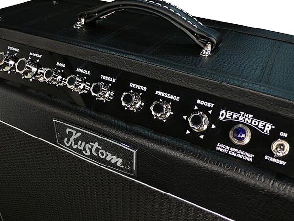 Kustom Defender 112 Guitar Combo Amplifier (50 Watts, 1x12"), Closeup 1