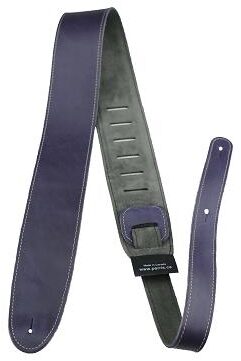 Perri's Leathers P25ADX Premium Italian Leather Guitar Strap, Purple