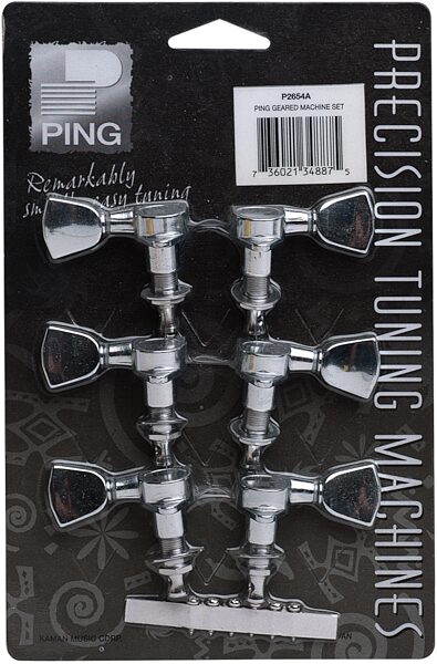Ping P2654A Venetian Button Guitar Tuners, Action Position Back