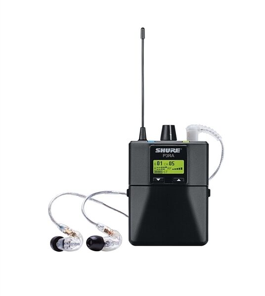 Shure PSM300 Wireless In-Ear Monitor System with SE215CL Earphones, Band G20 (488.150 - 511.850 MHz), Bodypack