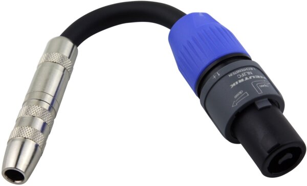 Pig Hog 1/4" (Female) to Speakon (Male) Adapter Cable, New, Main