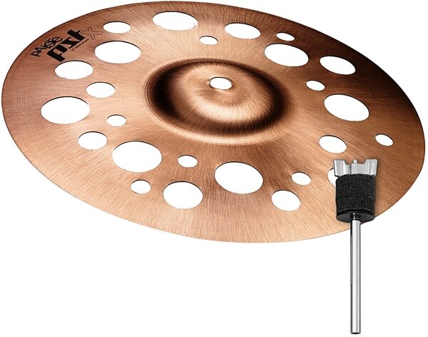 Paiste PST X Swiss Splash Cymbal, With MCS6 Stacker, pack