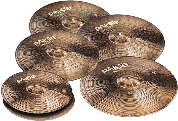 Paiste 900 Series Medium Even Cymbal Pack, 4 inch, 16 inch, 18 inch, 20 inch, pack