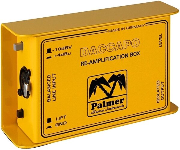 Palmer DACCAPO Guitar Re-Amplification Box, Main