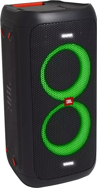 JBL PartyBox 100 Bluetooth Portable Powered PA Speaker (160 Watts), Action Position Back