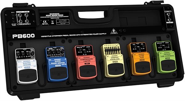 Behringer PB600 Pedalboard with Power Supply, Left 2